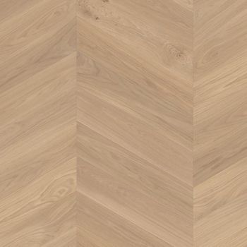 Boen Chevron Oak white Adagio brushed 4V bevel Live Natural B-planks